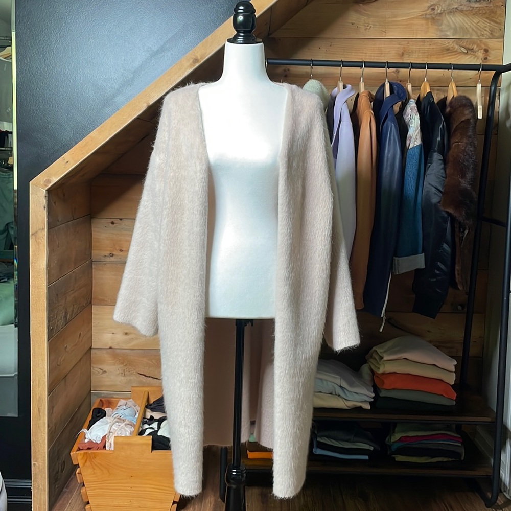 Sold - Ava Soft Oversized Fuzzy Coat - Light Pink